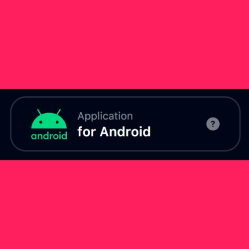 um link para a versão Android do aplicativo