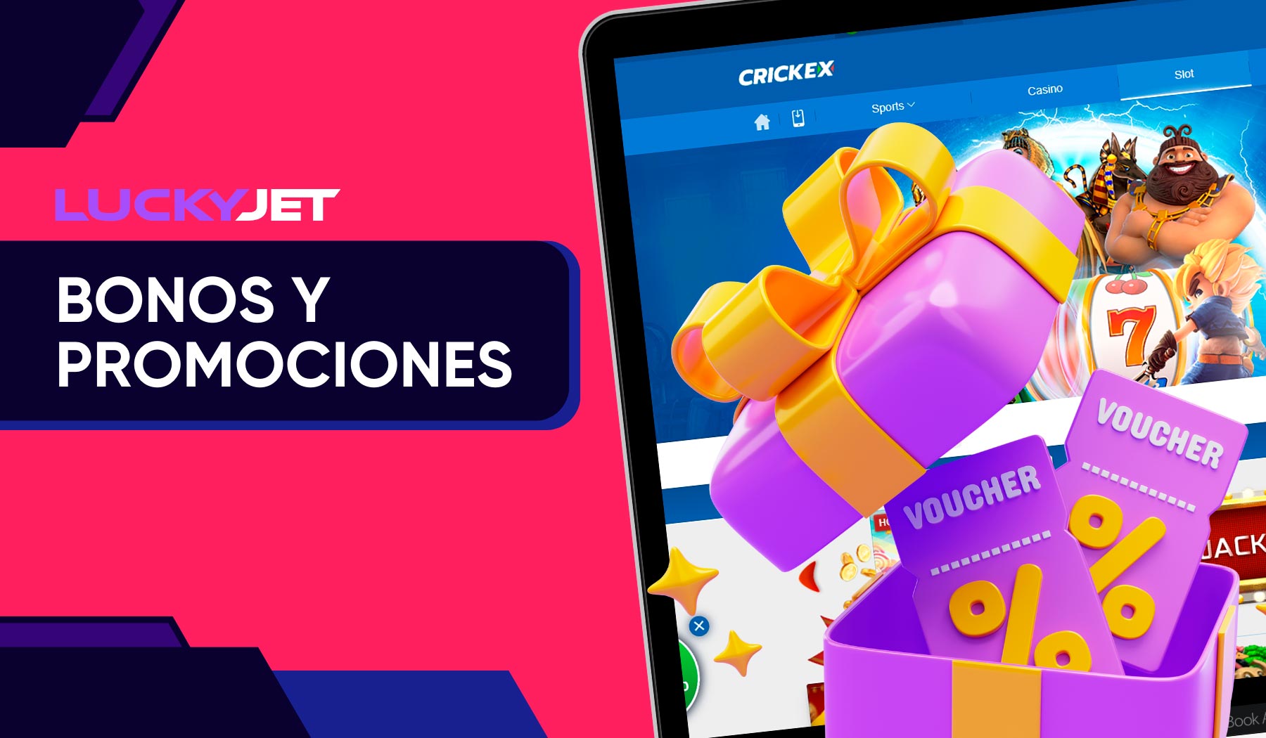 Lucky Jet en Crickex tiene tentadores bonos y promociones especialmente diseñados para jugadores de Colombia