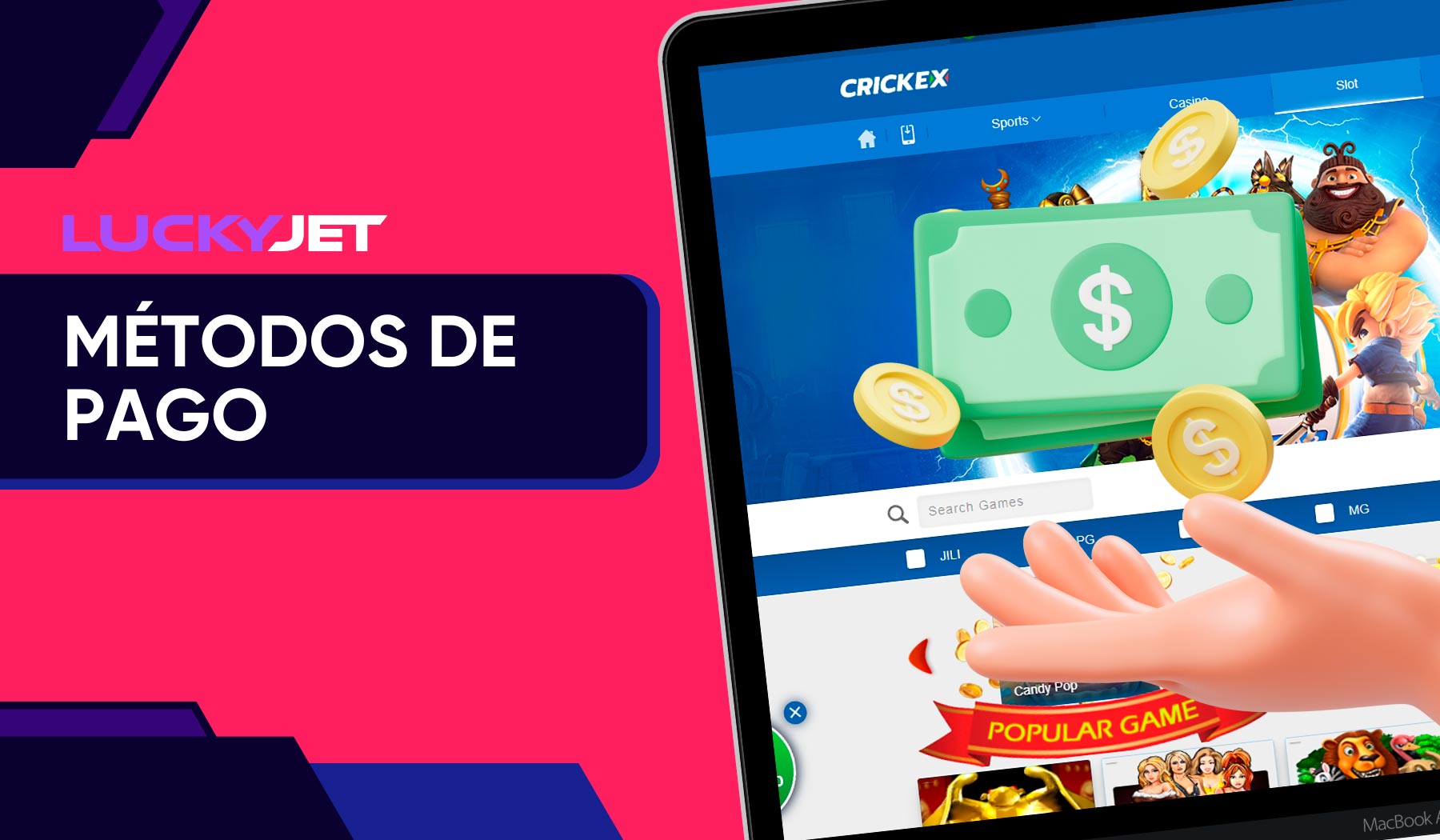 Sistemas de pago de casinos en línea Crickex