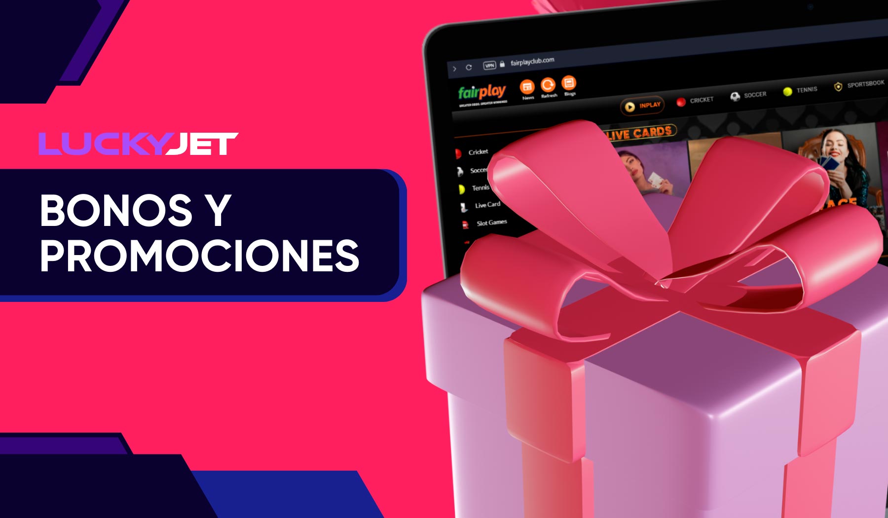 Lucky Jet en Fairplay tiene tentadores bonos y promociones especialmente diseñadas para jugadores colombianos