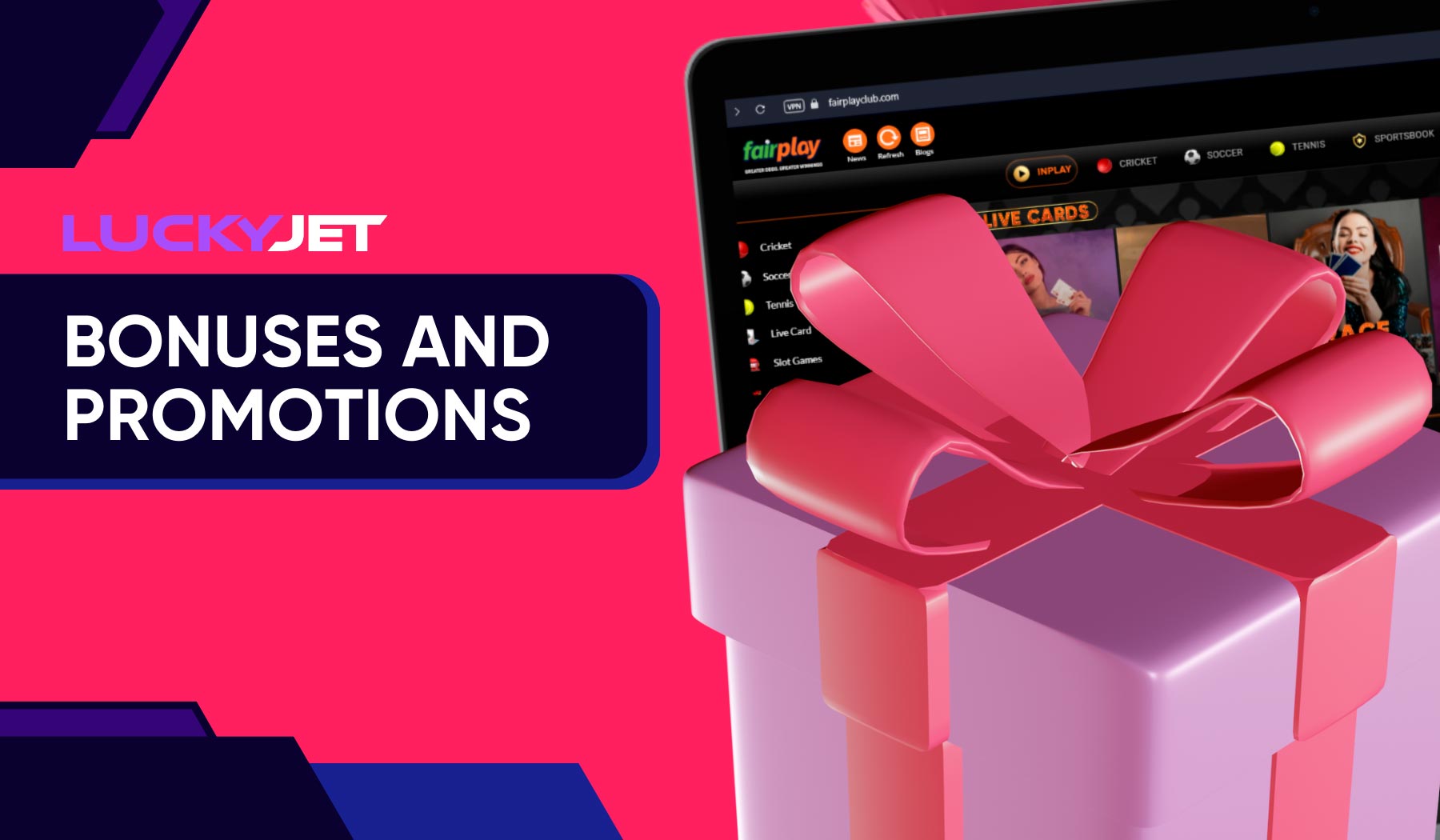 Lucky Jet at Fairplay has tempting bonuses and promotions specially designed for Indian players