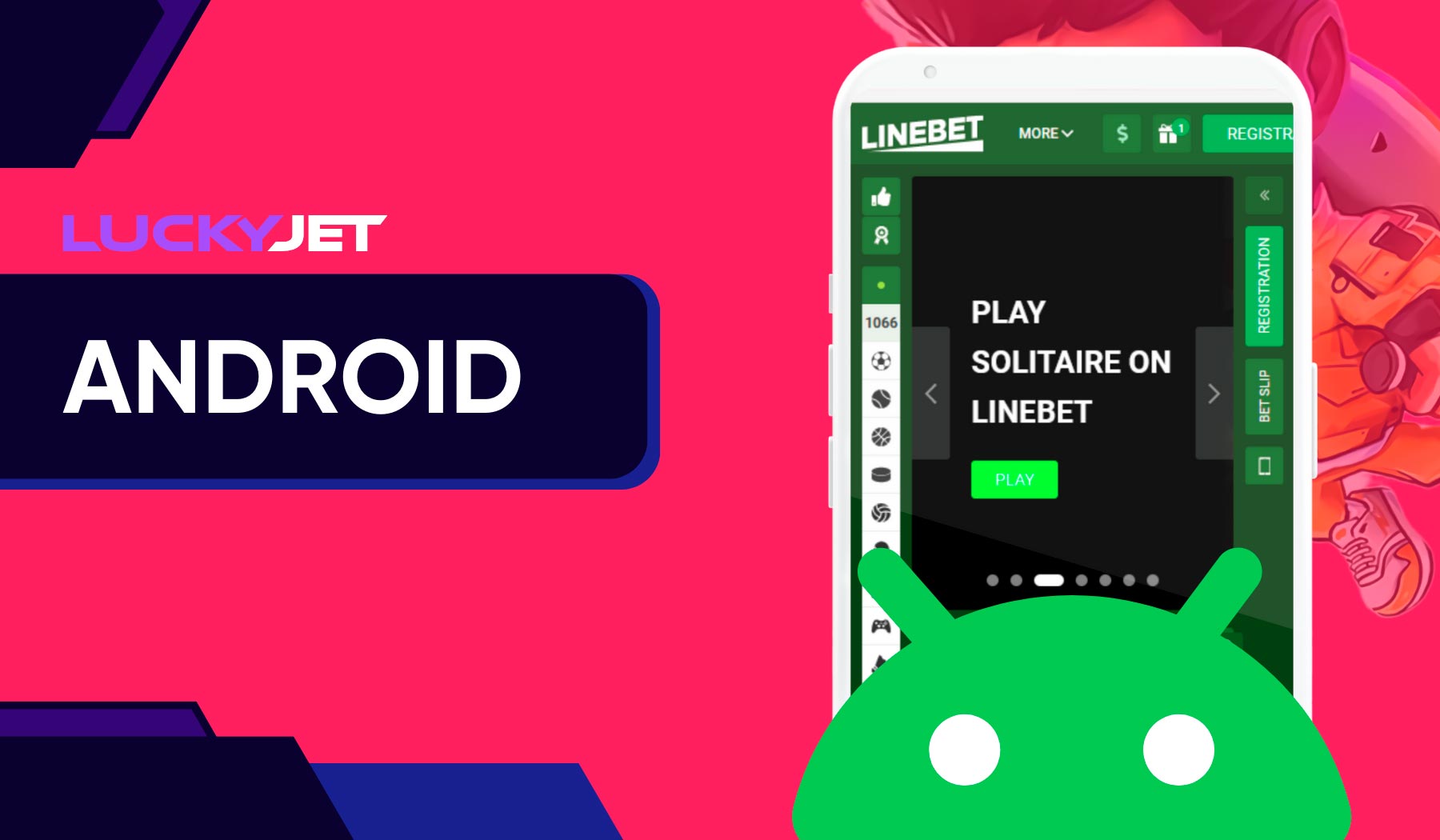 O aplicativo Linebet para Android