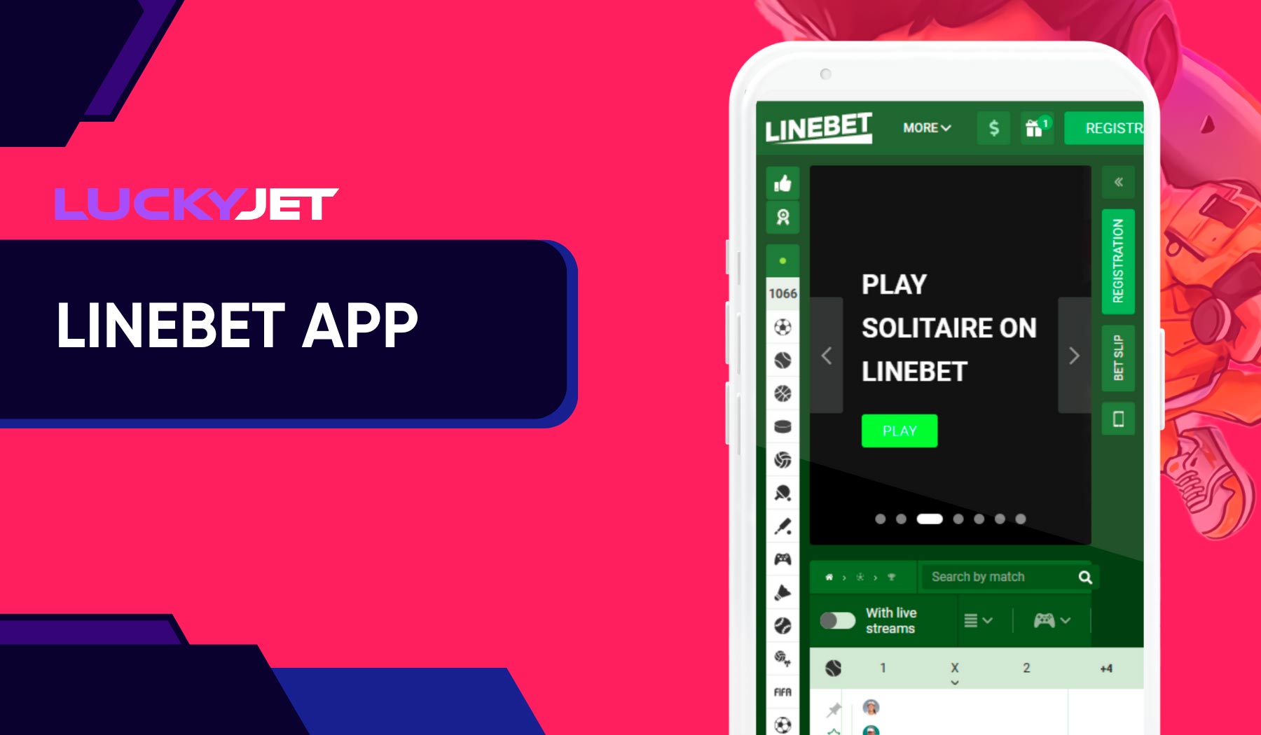 The Linebet mobile app