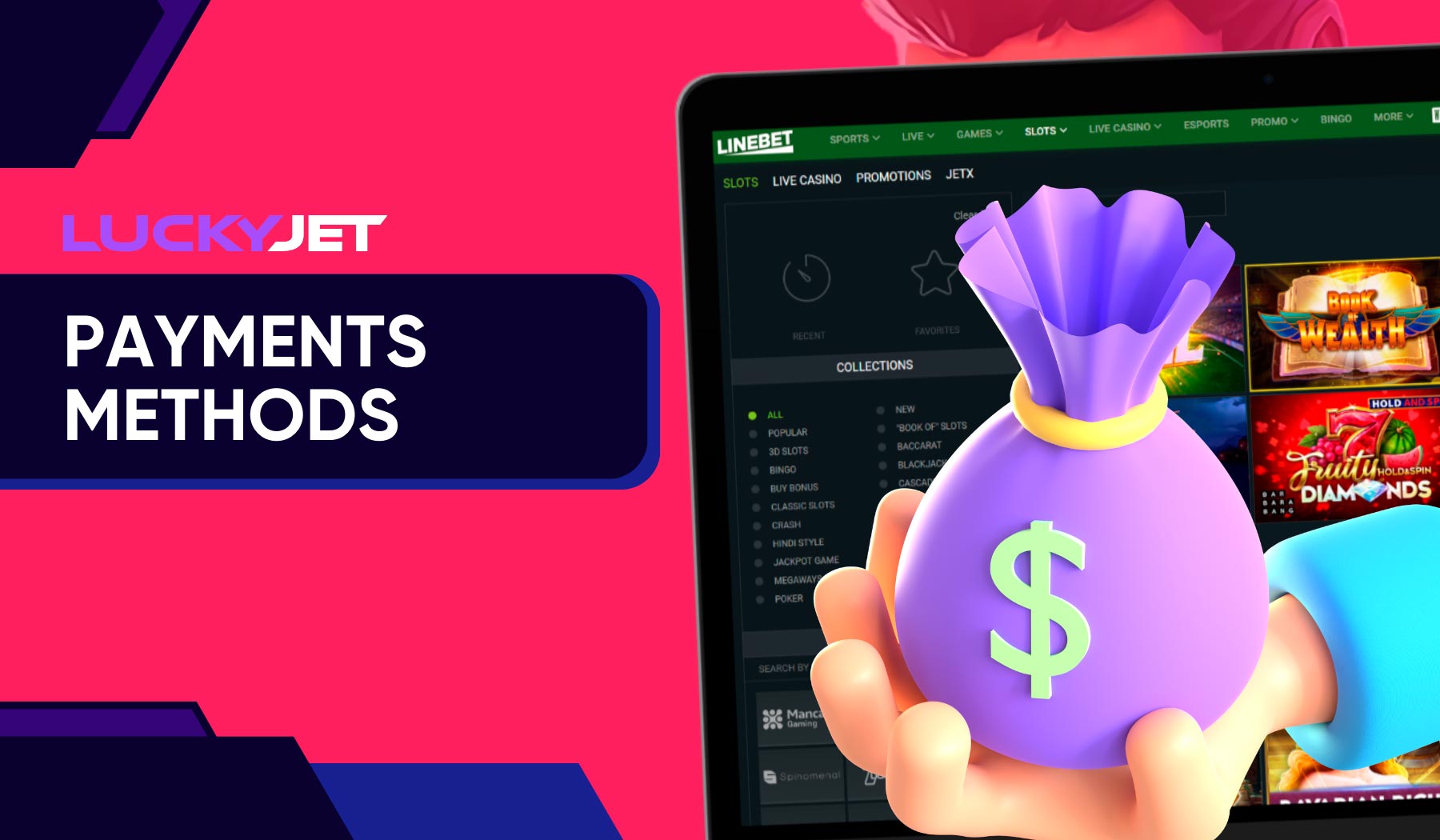 Linebet online casino payment systems