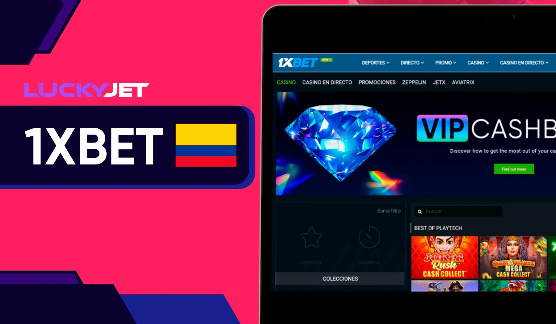 1xbet Casino - lo que ofrece a los jugadores colombianos