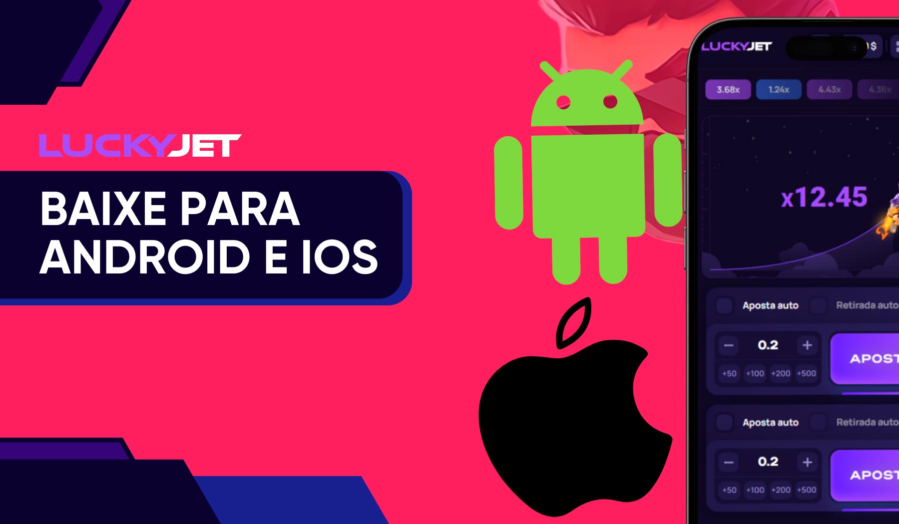 Download o Aplicativo Lucky Jet para Android e iOS