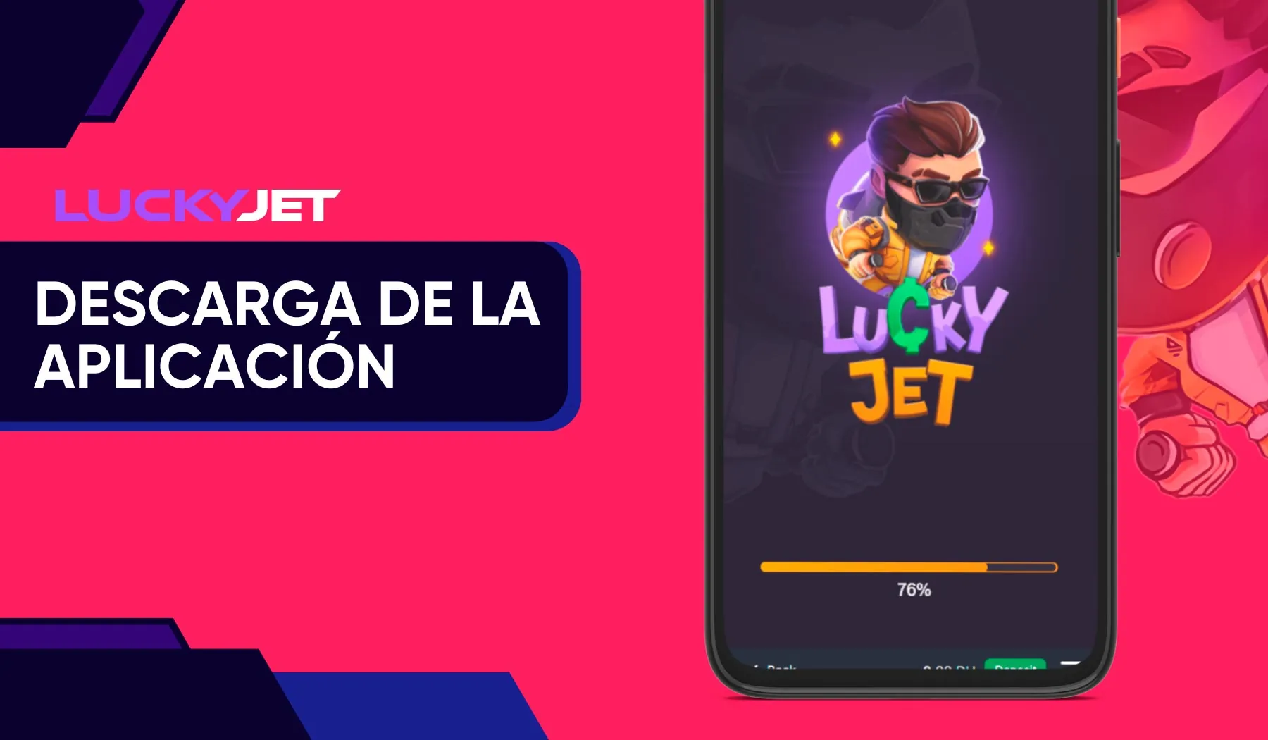 Disfruta de Lucky Jet en tu smartphone