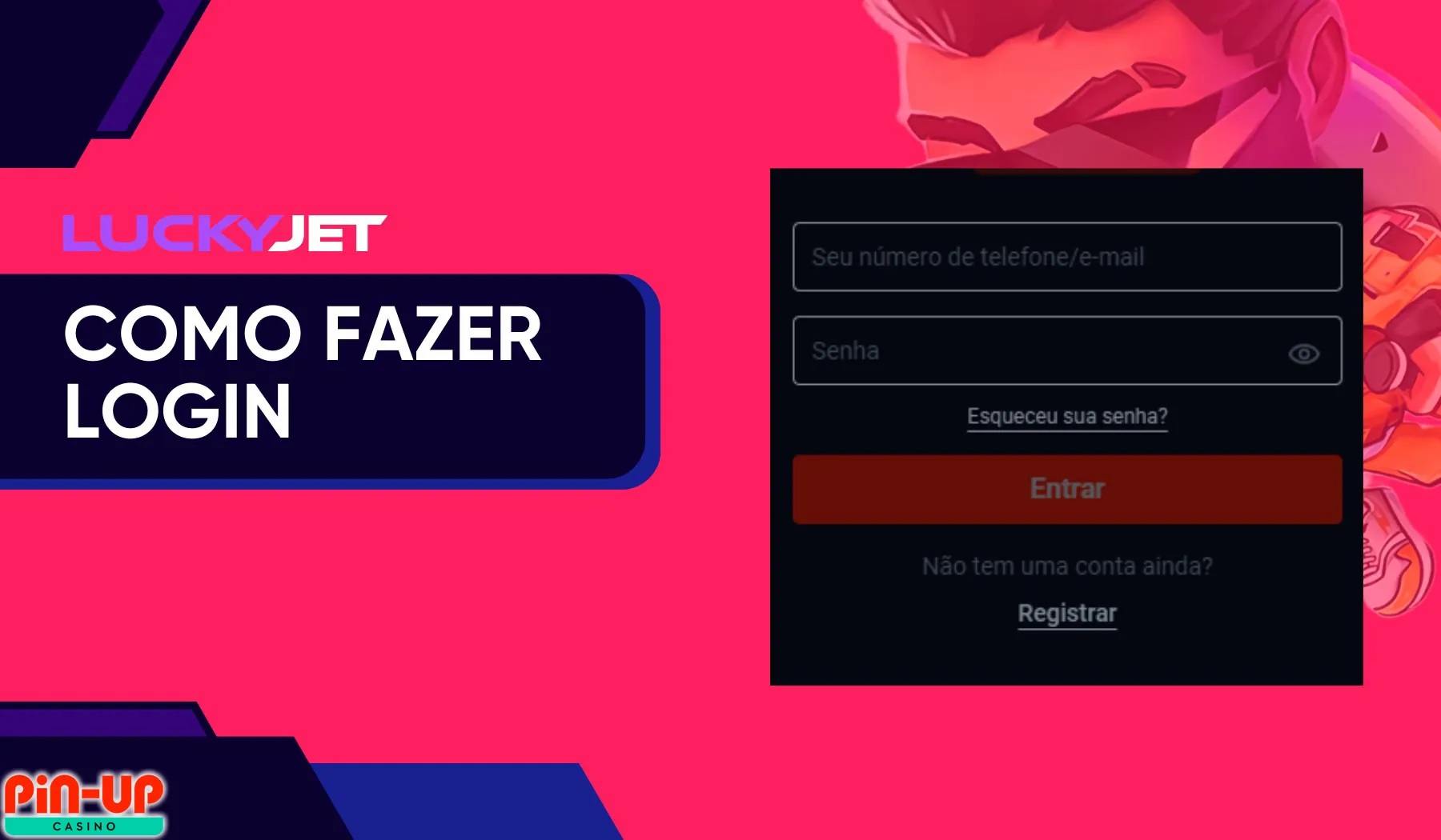 Faça login no Pin-Up e aproveite a emoção do Lucky Jet