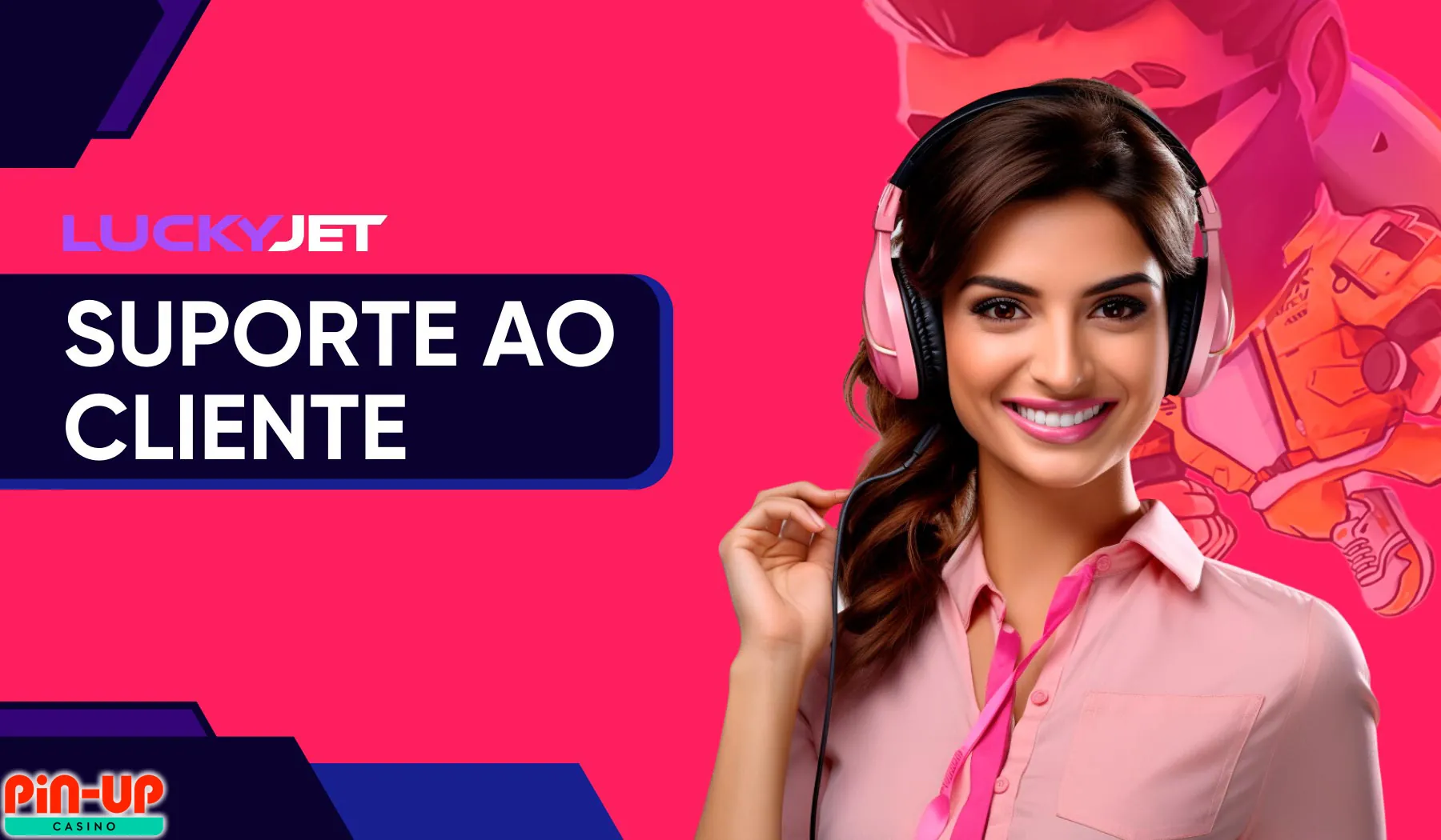 Suporte ao cliente 24 horas por dia, 7 dias por semana para jogadores do Pin-Up Casino na Índia.