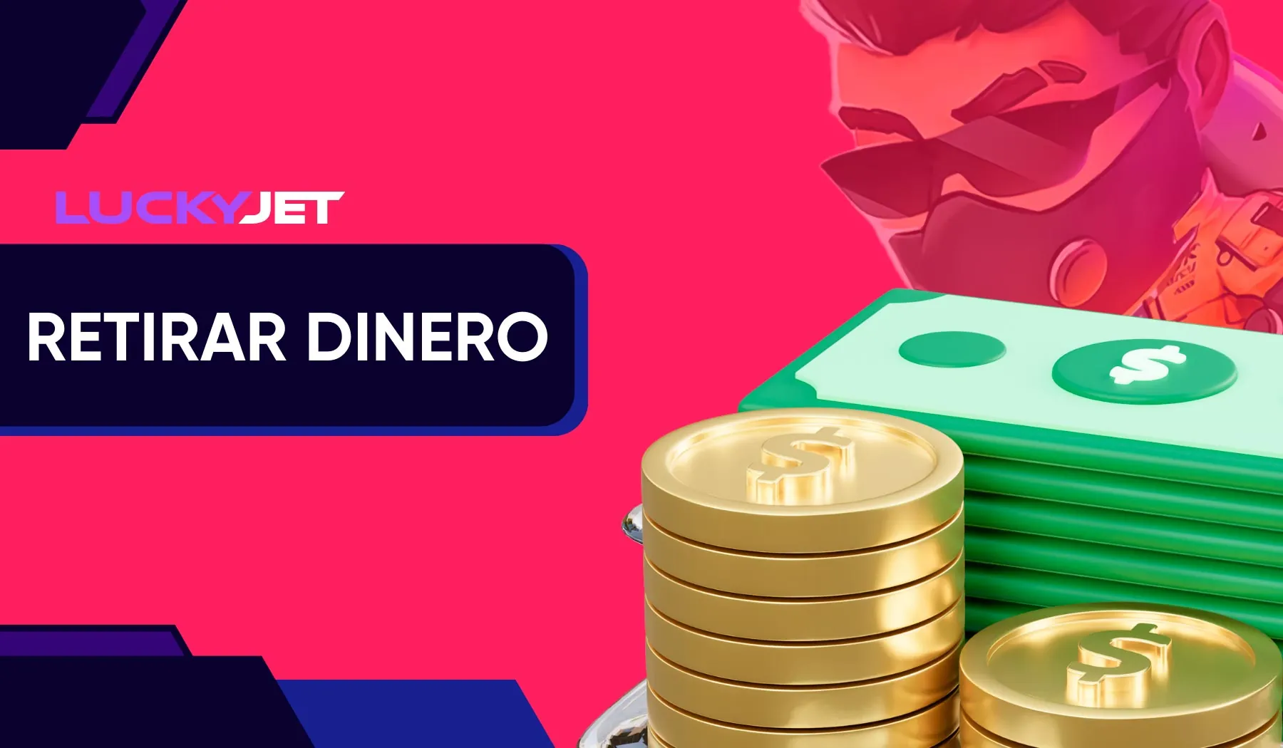 ¡Retire dinero de la tragamoneda Lucky Jet ahora!