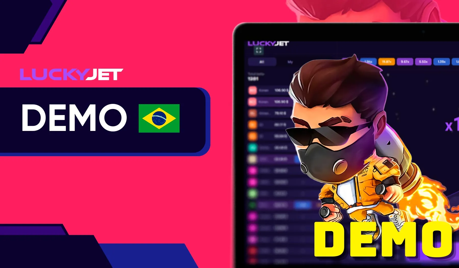 Experimente o Lucky Jet em nossa versão de Demonstração Gratuita