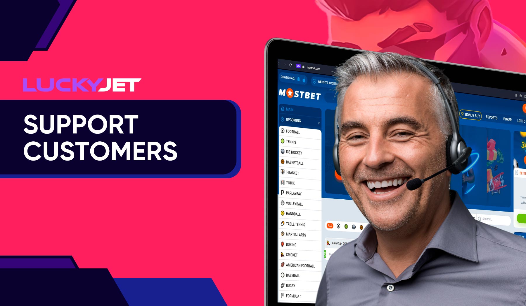 Lucky Jet at Mostbet also focuses on excellent customer service
