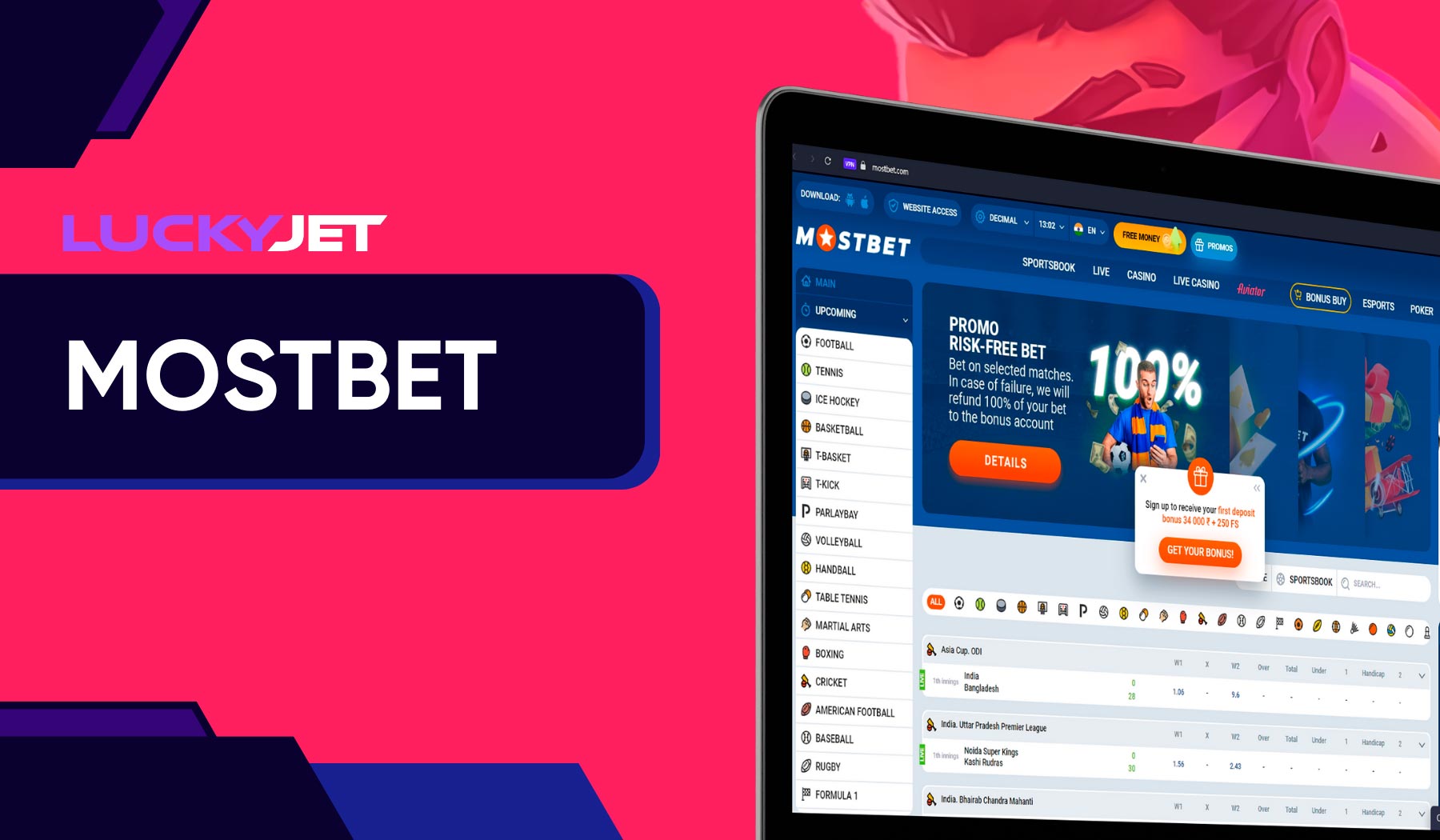 Mostbet Lucky Jet is a game specially designed for Indian players