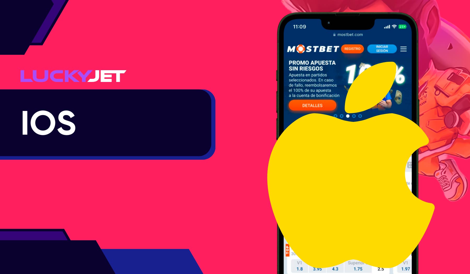 La aplicación Mostbet para iOS