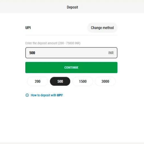 payment options on Parimatch