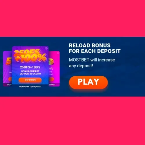 welcome bonus at Mostbet