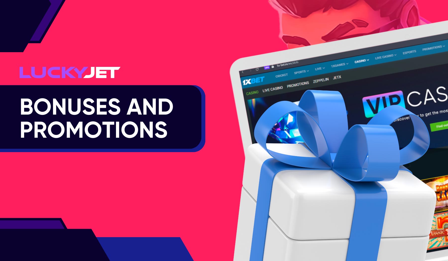 Lucky Jet Crash game on 1xbet has many bonuses and special offers