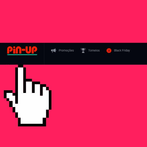inicie seu navegador favorito e vá para Pin-Up