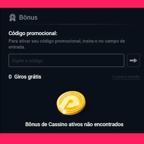 oferta de boas-vindas no Pin-Up