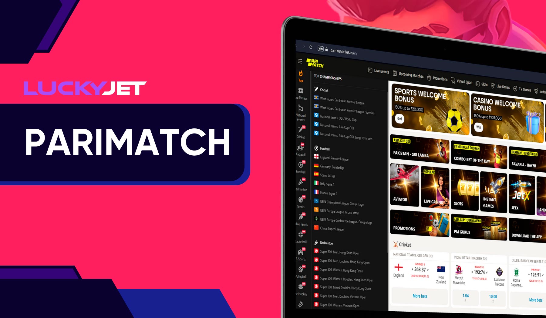Parimatch has introduced its new sensation for the Indian market: Lucky Jet