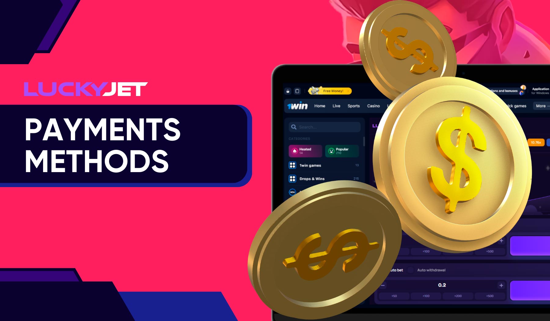 Secure Payment Options for Lucky Jet Slot 1win